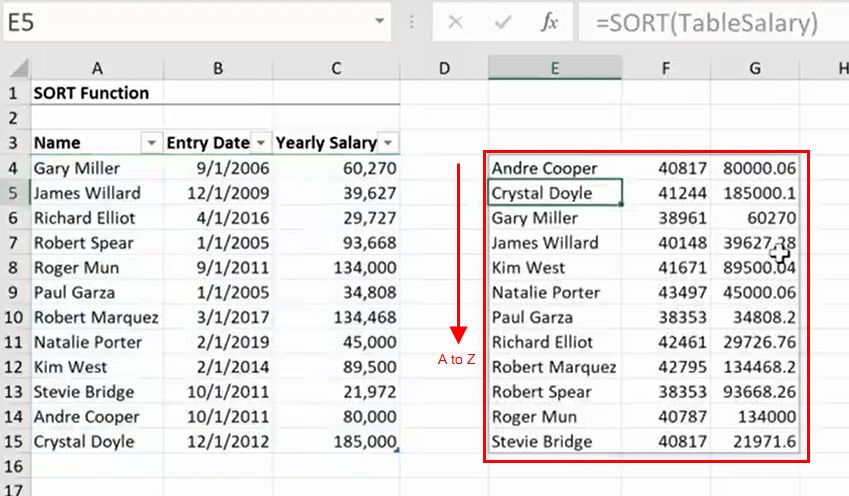 Excel 365 New Functions